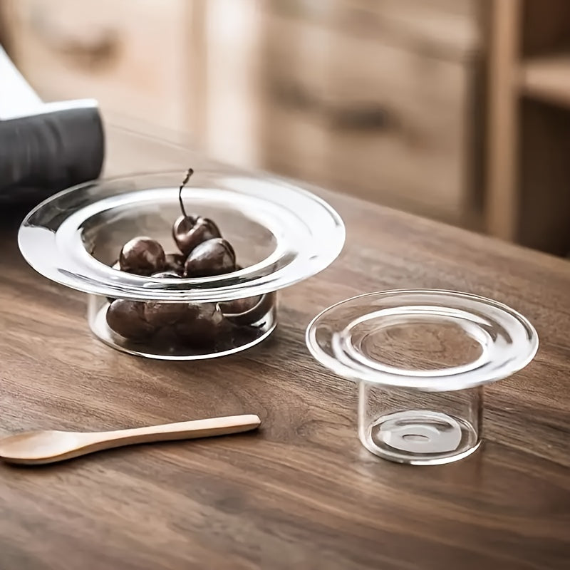 Exquisite Handmade Glass Dessert Bowls, Salad Bowls, Yogurt Bowls, Ice Cream Bowls, Pudding Bowls, Cream Soup Bowls, Made of High-transparency Glass, Tabletop Decorative Bowls, Salad Bowls, Oatmeal Bowls, Fruit Bowls, Crystal-clear Design