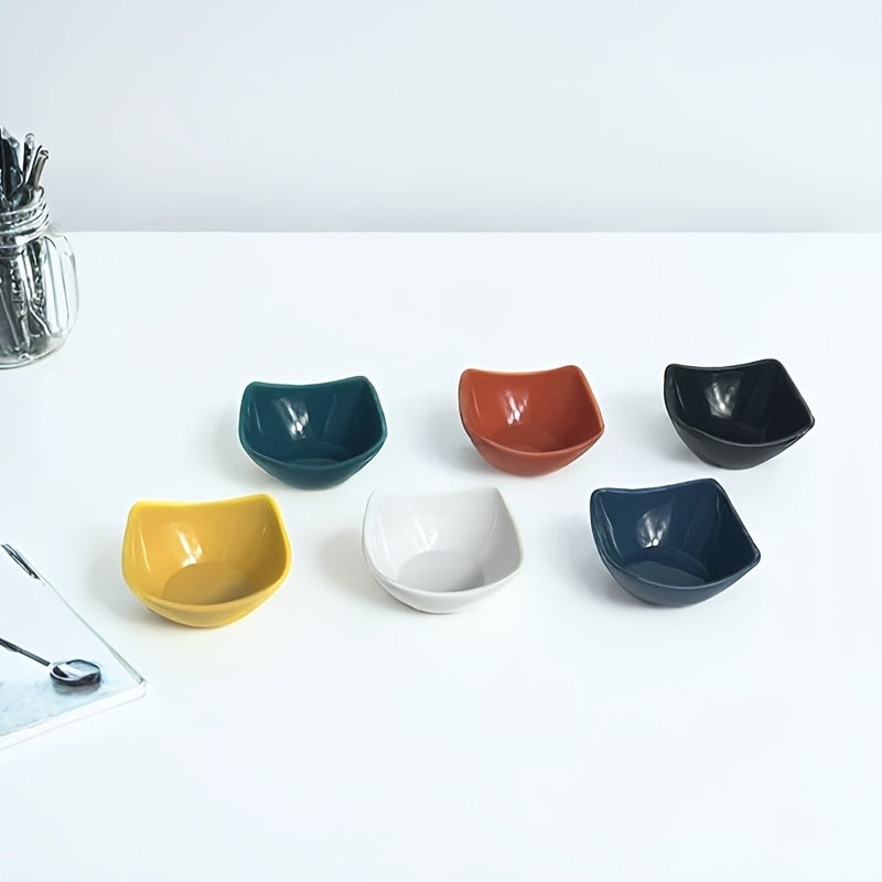 6pcs Durable And Shatterproof Mini Dessert Bowls - New, Colorful Reusable Sauce Bowls, Dessert Bowls That Can Be Washed in The Dishwasher And Heated in The Microwave, Suitable for Appetizers, Dips, Snacks, Fruits, a Must for Outdoor Picnic Parties i
