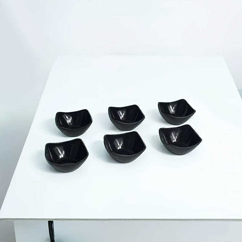 6pcs Durable And Shatterproof Mini Dessert Bowls - New, Colorful Reusable Sauce Bowls, Dessert Bowls That Can Be Washed in The Dishwasher And Heated in The Microwave, Suitable for Appetizers, Dips, Snacks, Fruits, a Must for Outdoor Picnic Parties i