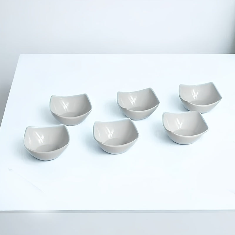 6pcs Durable And Shatterproof Mini Dessert Bowls - New, Colorful Reusable Sauce Bowls, Dessert Bowls That Can Be Washed in The Dishwasher And Heated in The Microwave, Suitable for Appetizers, Dips, Snacks, Fruits, a Must for Outdoor Picnic Parties i